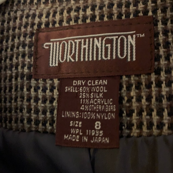 wool blazer jacket 80s 90s vintage preppy fall - Picture 12 of 12